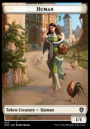 Human (Phyrexia: All Will Be One Commander Decks) Trading Card