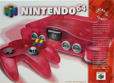 Nintendo 64 Console [Watermelon] Video Game