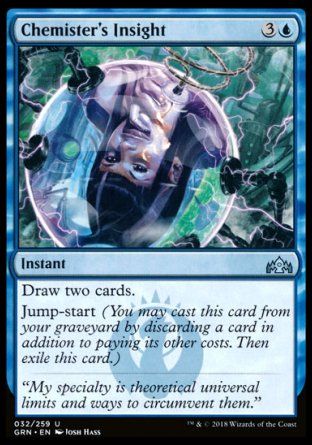 Chemister's Insight (Guilds of Ravnica) Trading Card