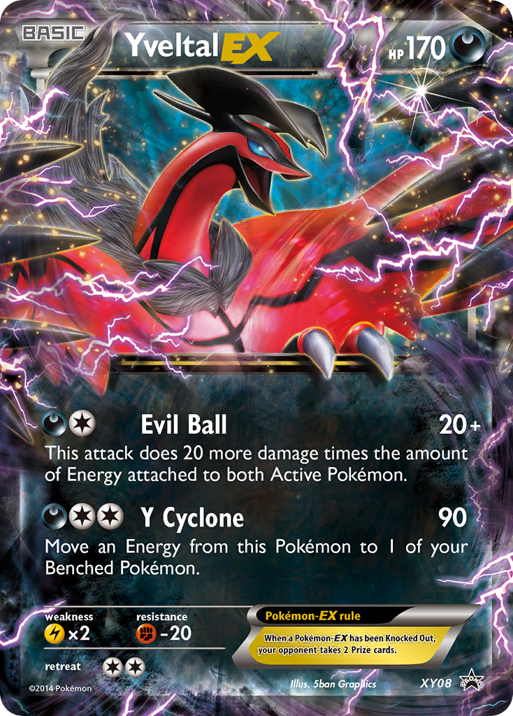 Yveltal EX (XY08) - XY Black Star Promos Pokémon Card