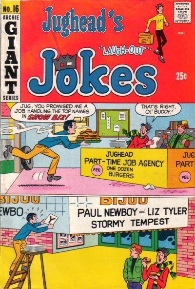 Jughead's Jokes #16 Comic