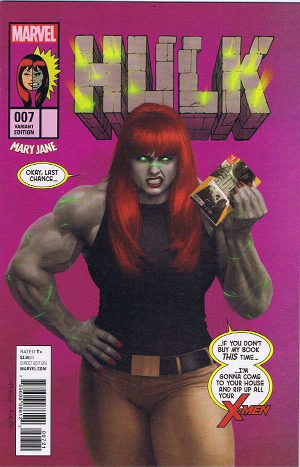 Hulk #7 (Rahzzah Mary Jane Variant)