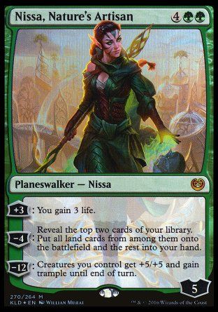 Nissa, Nature's Artisan (Kaladesh) Trading Card