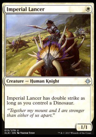 Imperial Lancer (Ixalan) Trading Card