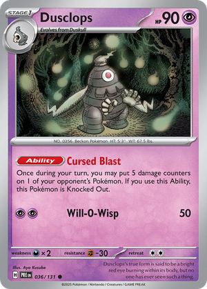 Dusclops (36/131) - Prismatic Evolutions