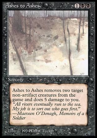 Ashes to Ashes (The Dark) Trading Card