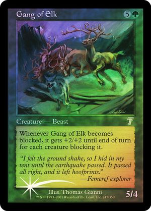 Gang of Elk (7th Edition - Foil)