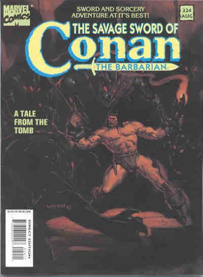The Savage Sword of Conan #224 Comic