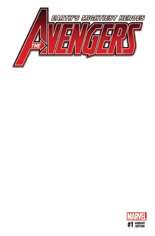 Avengers #1 (Blank Variant)