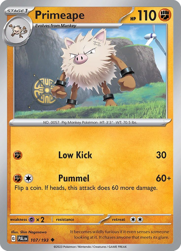 Primeape (107/193) - Paldea Evolved