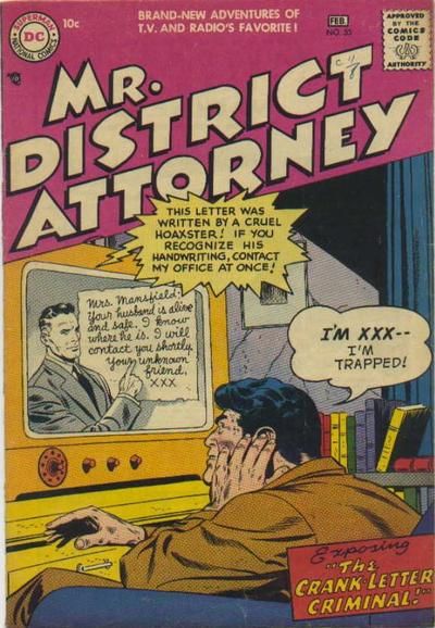 Mr. District Attorney #55 Comic