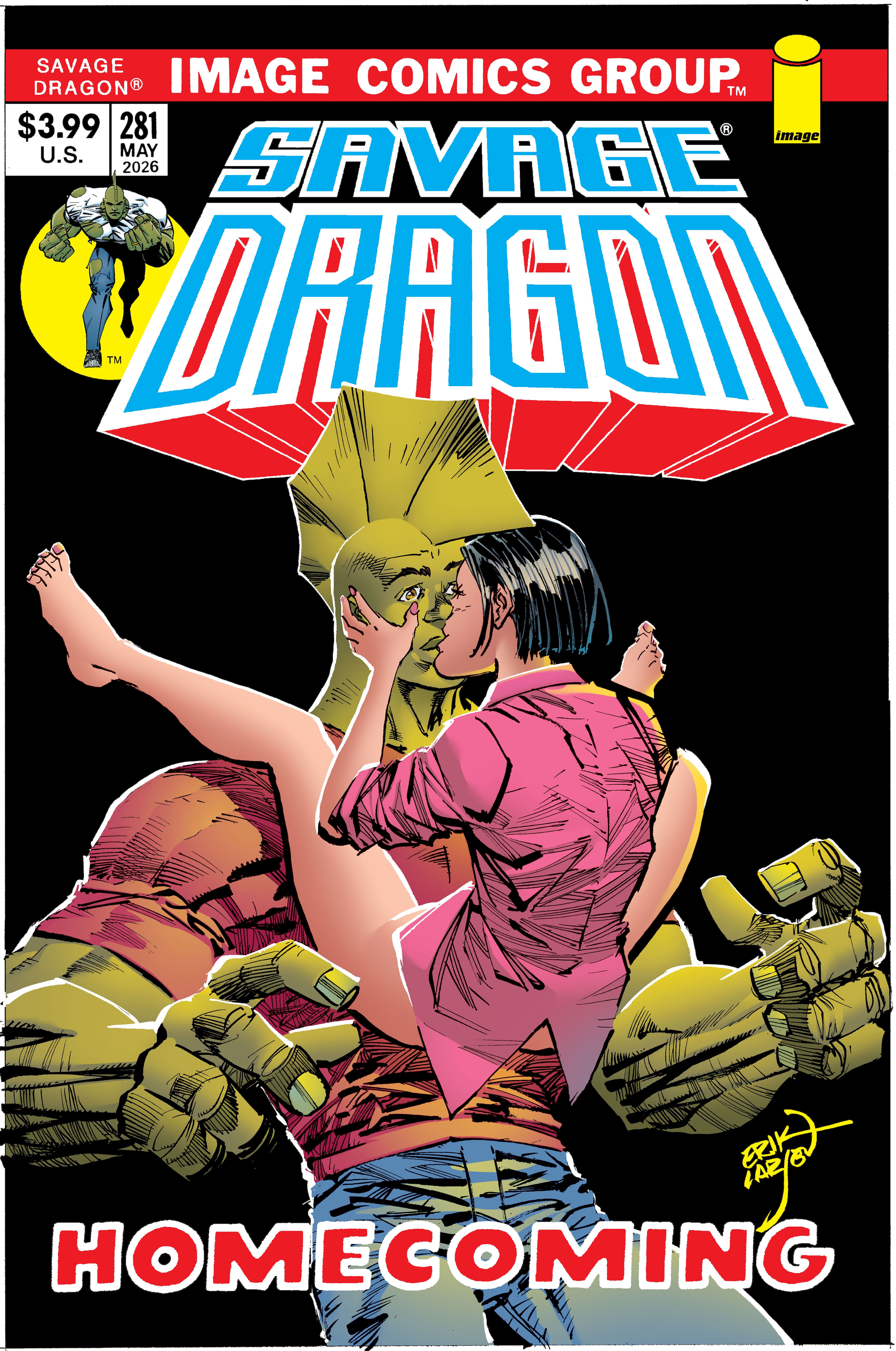Savage Dragon #281 (Cvr B Erik Larsen 70s Trade Dress Variant) Comic