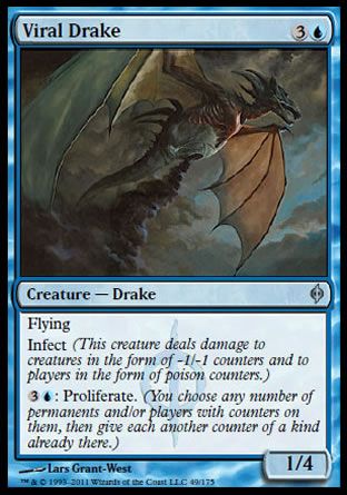 Viral Drake (New Phyrexia) Trading Card