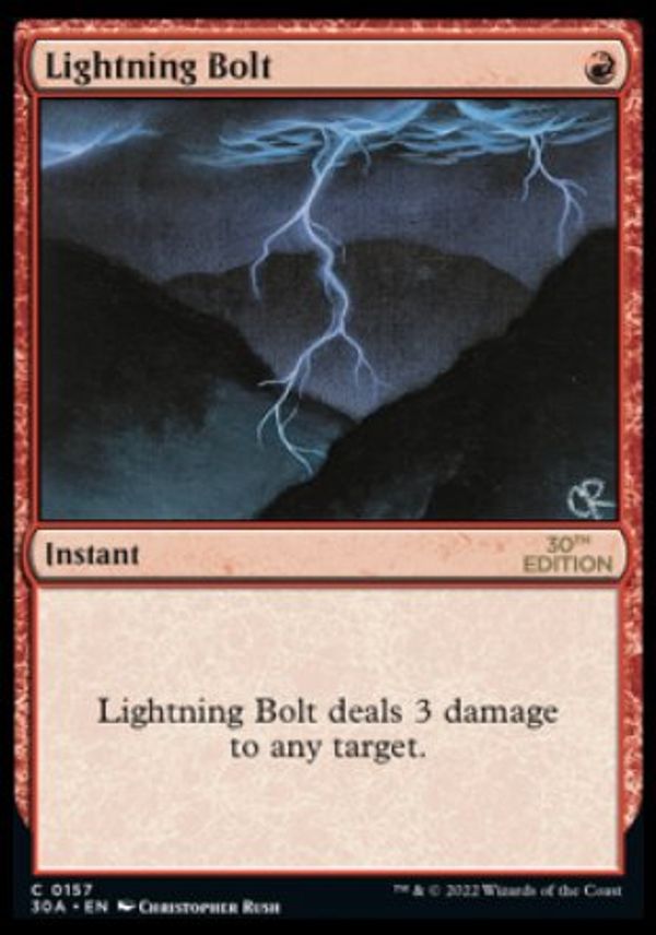 Lightning Bolt (Magic 30th Anniversary Edition)