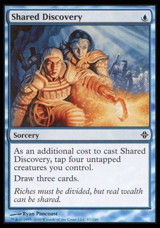 Shared Discovery (Rise of the Eldrazi) Trading Card