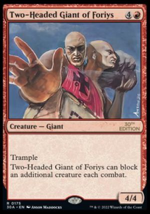Two-Headed Giant of Foriys (Magic 30th Anniversary Edition)