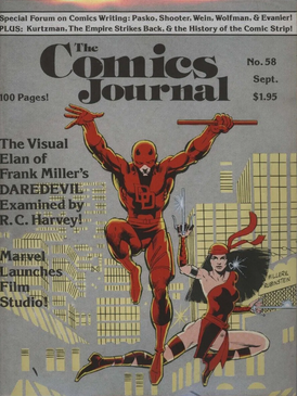 Comics Journal #58 Magazine