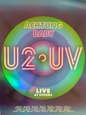 U2 UV Actung Baby Sphere Las Vegas 2023 Version 2