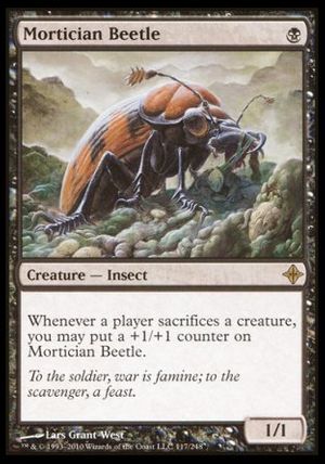 Mortician Beetle (Rise of the Eldrazi)