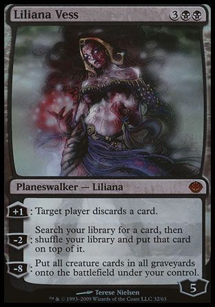 Liliana Vess (Garruk vs. Liliana) Trading Card