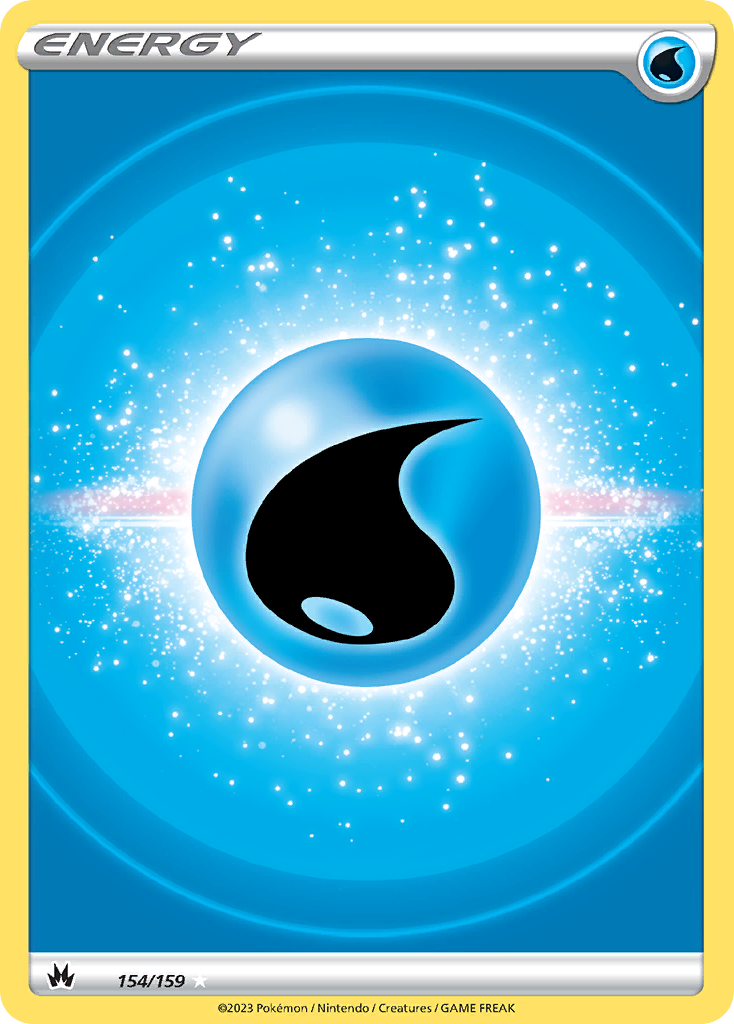 Water Energy (154/159) - Crown Zenith Pokémon Card