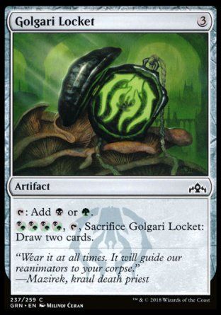 Golgari Locket (Guilds of Ravnica) Trading Card