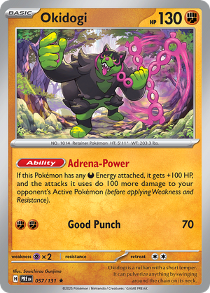 Okidogi (57/131) - Prismatic Evolutions (Reverse Holo)