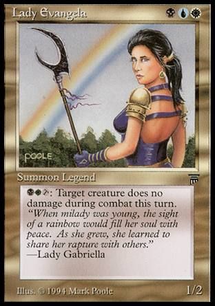 Lady Evangela (Legends) Trading Card