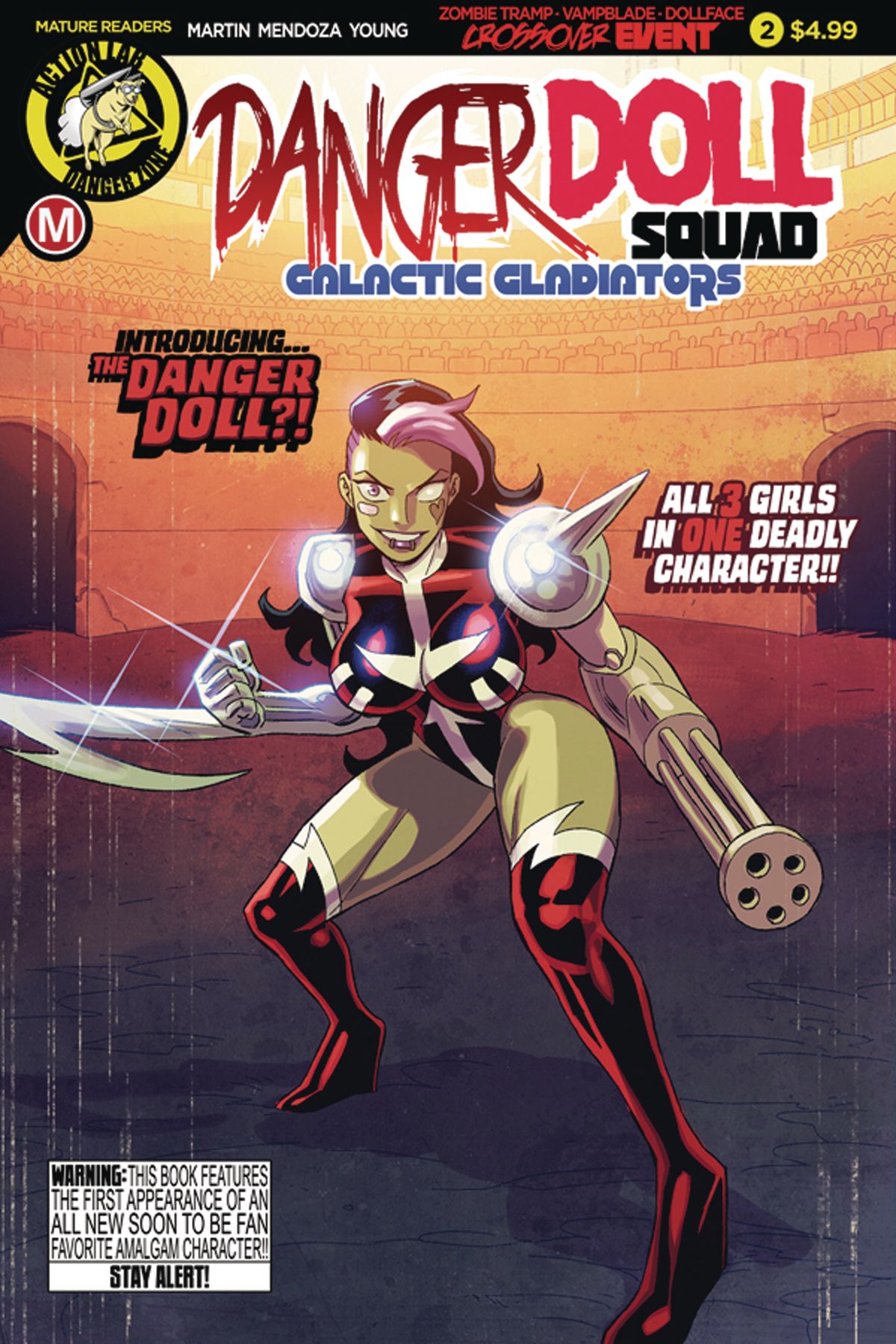 Danger Doll Squad: Galactic Gladiators #2 Comic