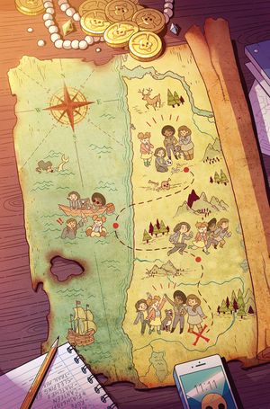Misfit City #1 (15 Copy Cover Map Ganucheau Variant)