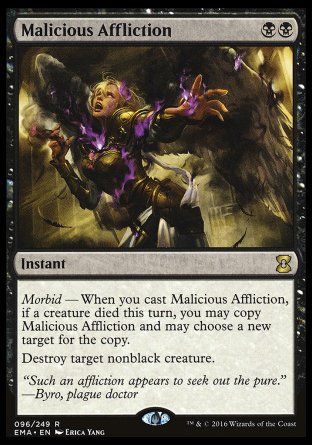 Malicious Affliction (Eternal Masters) Trading Card