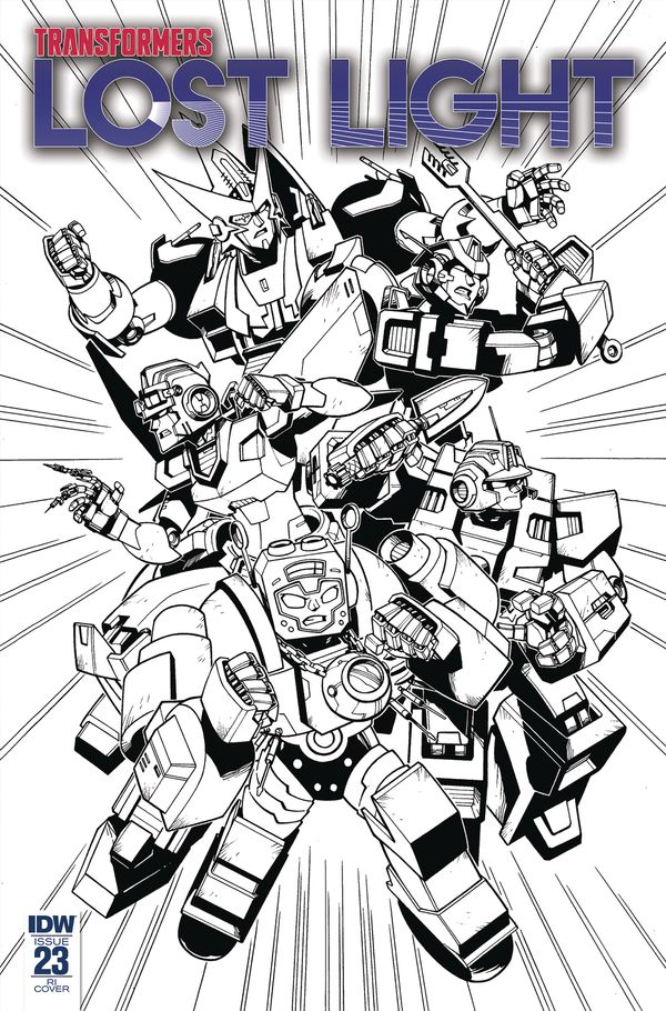 Transformers: Lost Light #23 (10 Copy Cover Lawrence)