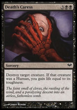 Death's Caress (Dark Ascension) Trading Card