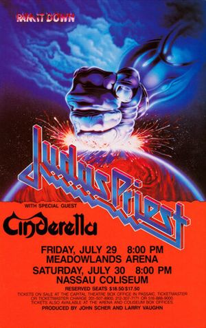 Judas Priest Meadowlands Arena & Nassau Coliseum 1988
