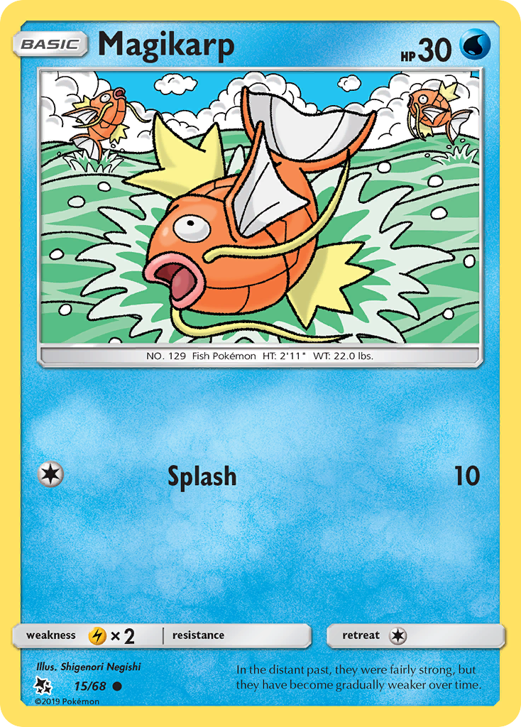 Magikarp (15/68) - Hidden Fates Pokémon Card