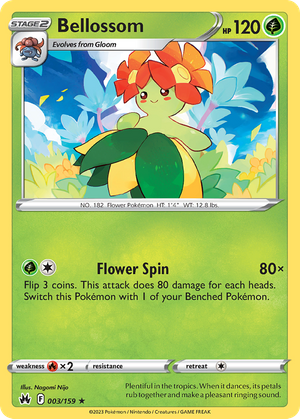 Bellossom (3/159) - Crown Zenith