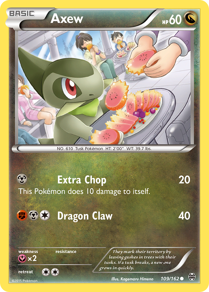 Axew (109/162) - BREAKthrough Pokémon Card