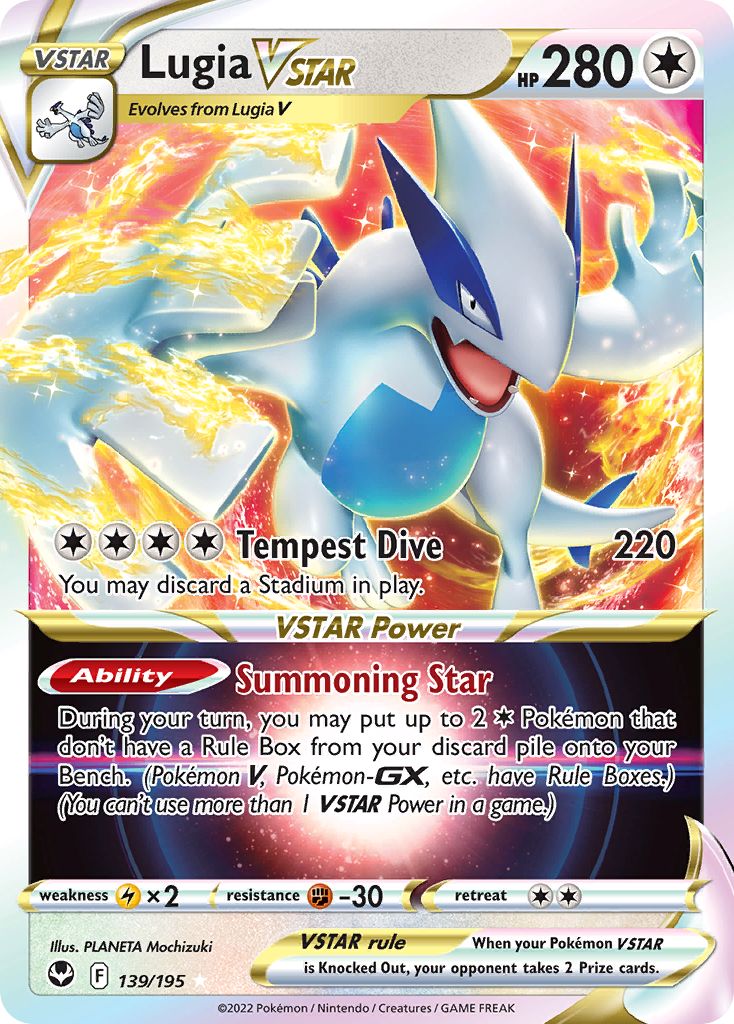 Lugia Pokémon Card