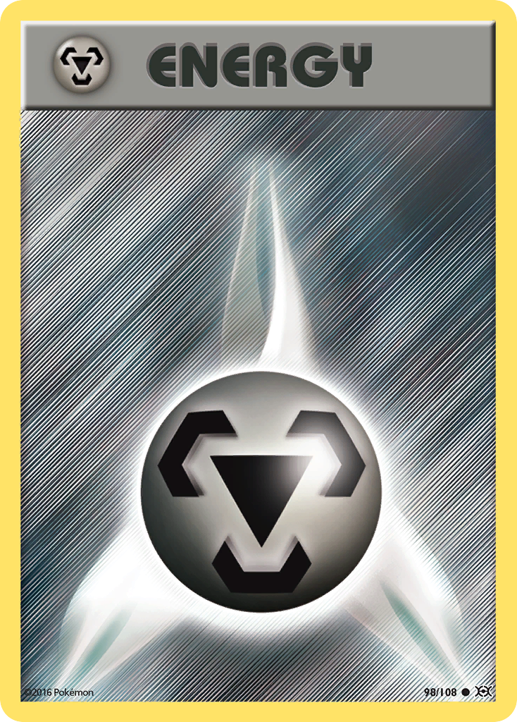 Metal Energy (98/108) - Evolutions Pokémon Card