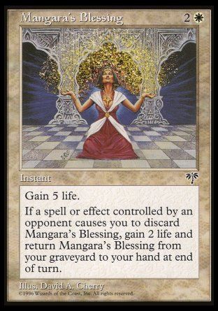 Mangara's Blessing (Mirage) Trading Card