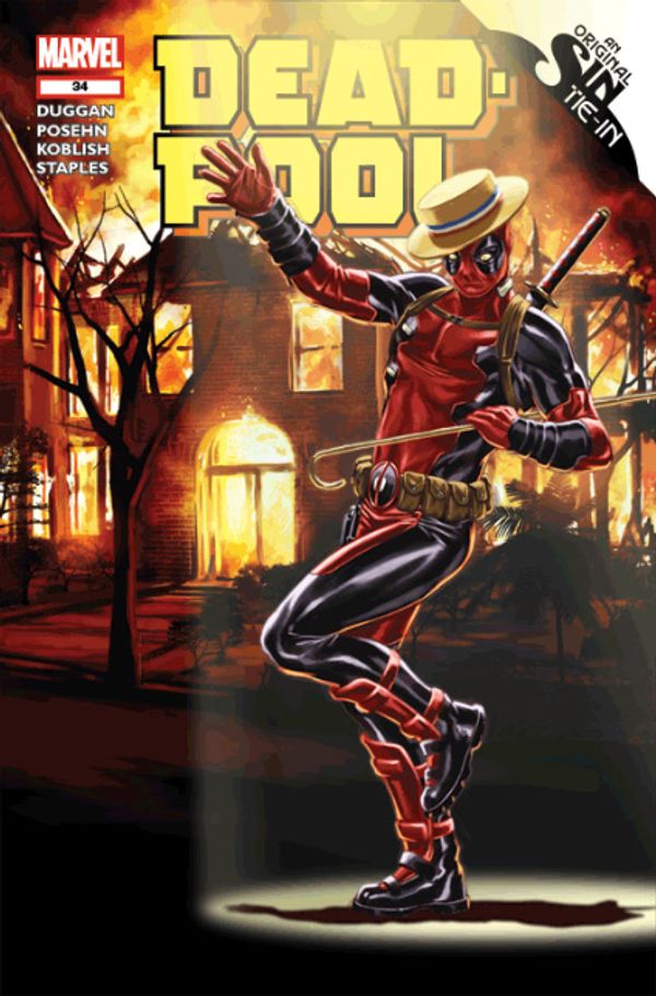 Deadpool #34 (3D Brooks Variant Cover)