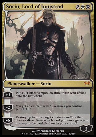 Sorin, Lord of Innistrad (Dark Ascension) Trading Card