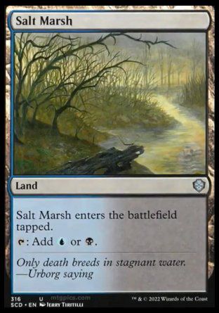 Salt Marsh (Starter Commander Decks) Trading Card
