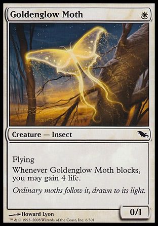 Goldenglow Moth (Shadowmoor) Trading Card