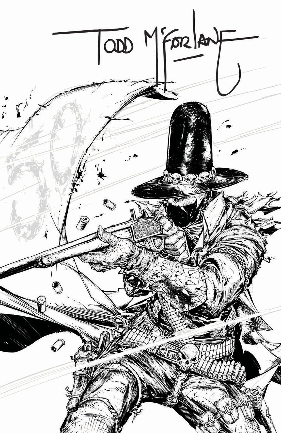 Gunslinger Spawn #50 (Cvr G Inc 1:250 Todd Mcfarlane Signed Ink Variant) Comic