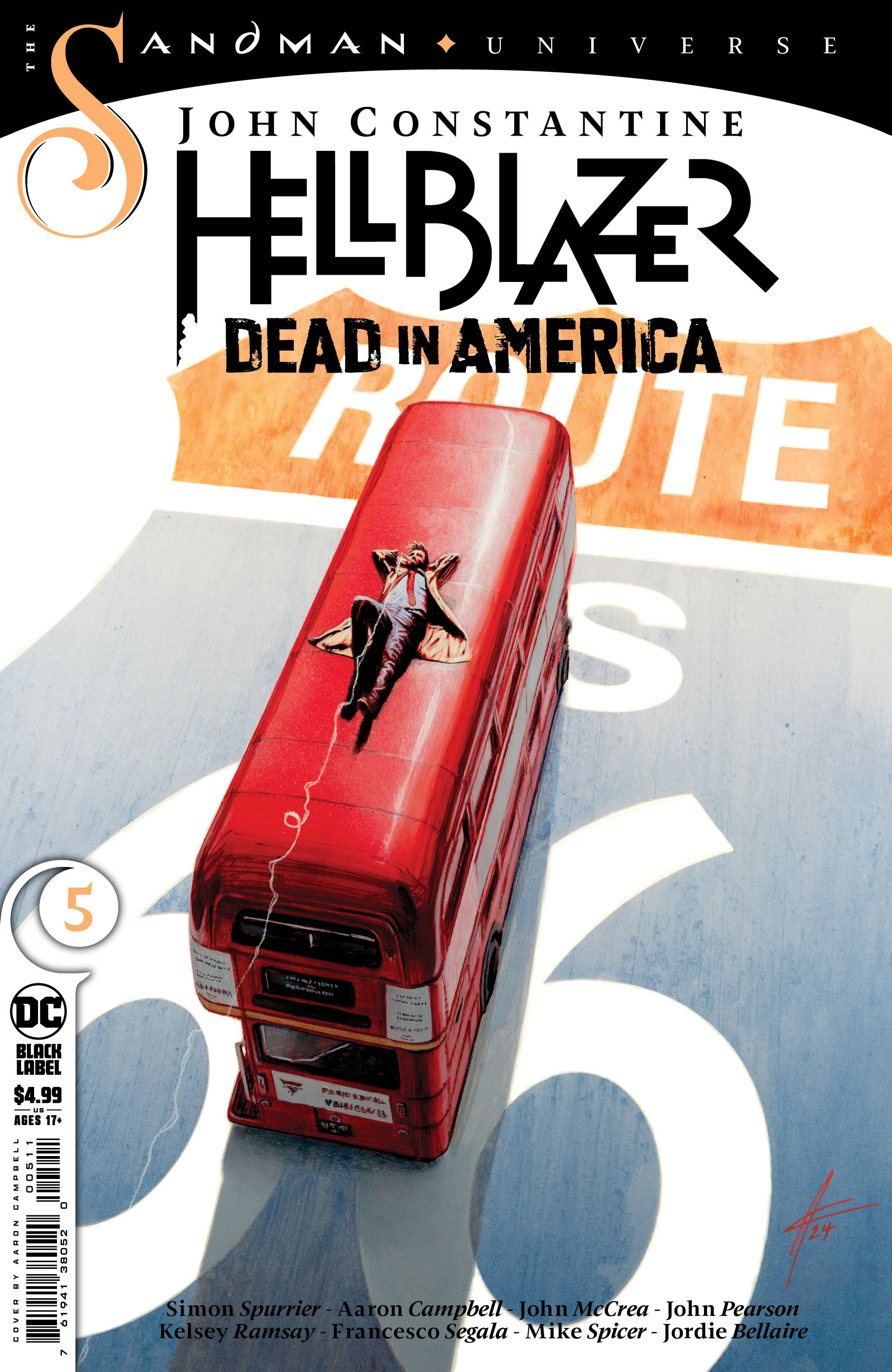 John Constantine, Hellblazer: Dead in America #5 Comic