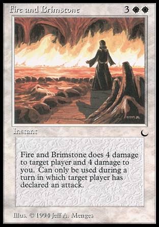 Fire and Brimstone (The Dark) Trading Card