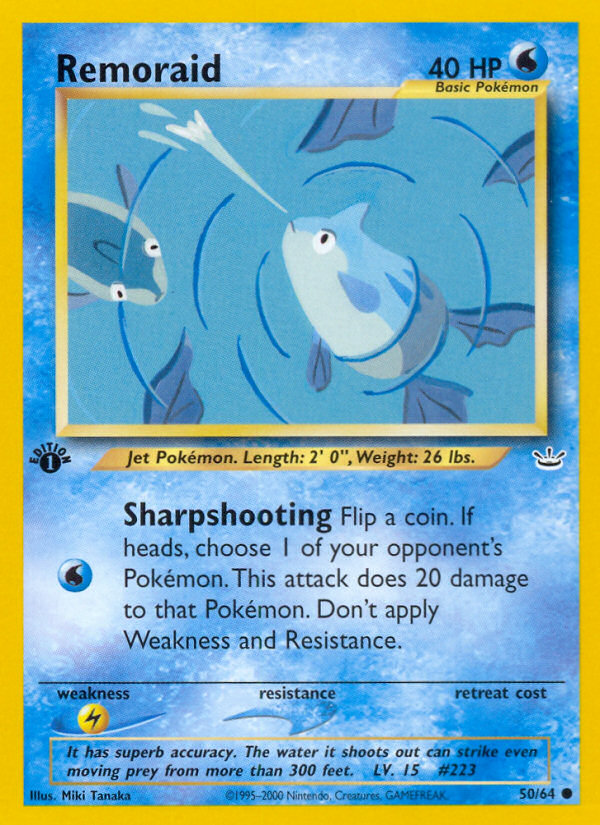 Remoraid (50/64) - Neo Revelation Pokémon Card