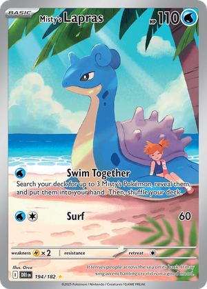 Misty's Lapras (194/182) - Destined Rivals