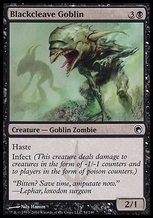 Blackcleave Goblin (Scars of Mirrodin) Trading Card